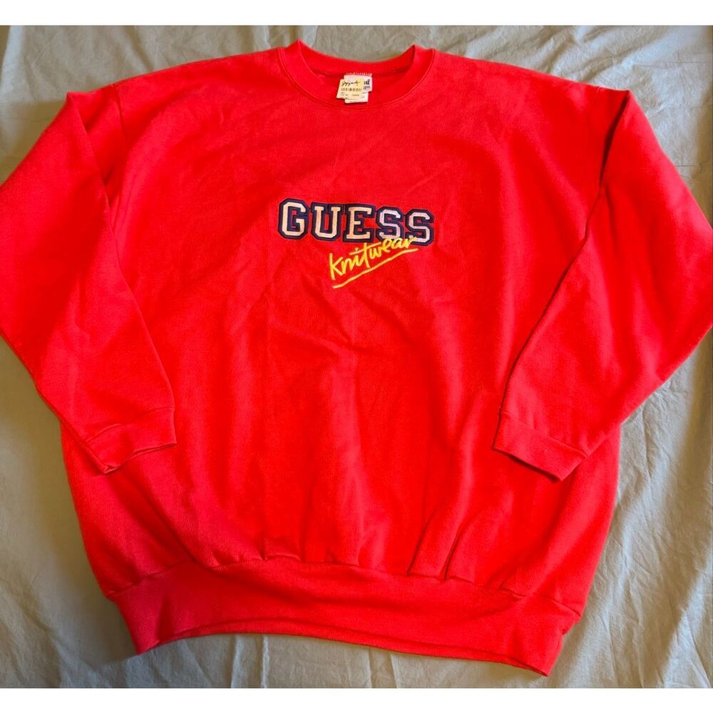Guess Knit Sweater Hip Hop New Y2K NWT Vintage